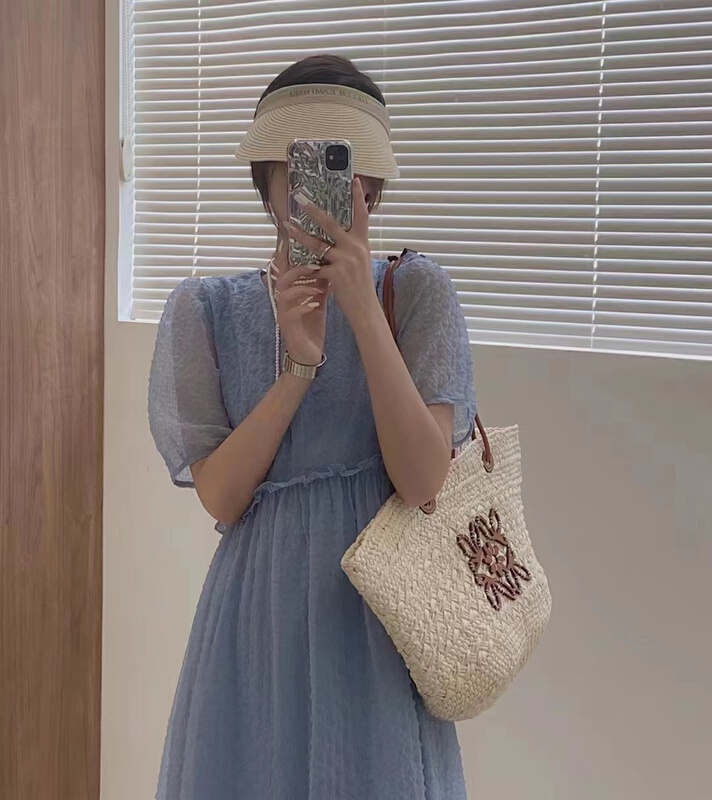 [enjoy · Yueji] Korean style bubble sleeve gentle style dress 8851# PCZ