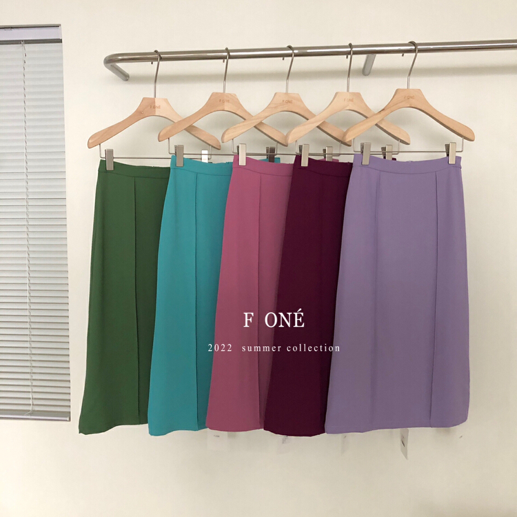 【F ONE】韓版百搭洋氣顯瘦半身裙  66171#  WPL