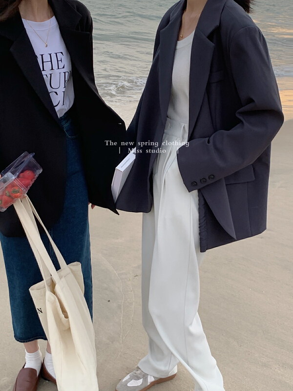 goods in stock! New year in early spring! [miss miss miss home] Korean version of simple back characteristic design suit 2f021# ZSY