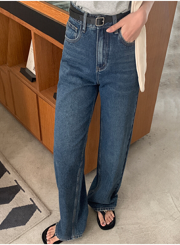 [the mind] chic Korean style casual versatile jeans 70028# XYJ