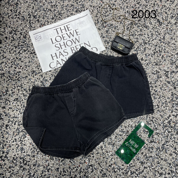 goods in stock! New in early summer! [EUA European and American trend] simple and versatile solid denim shorts 2003# XYY