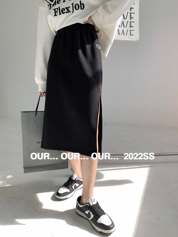 New year in early spring! [our] Korean versatile simple fashion casual skirt 5903# LSW
