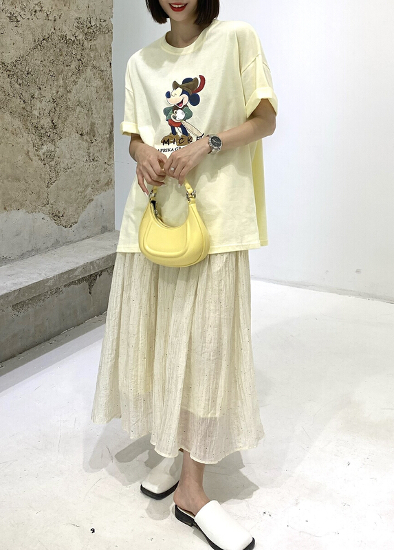 [Za] Korean loose cartoon short sleeve T-shirt 18300# LSL