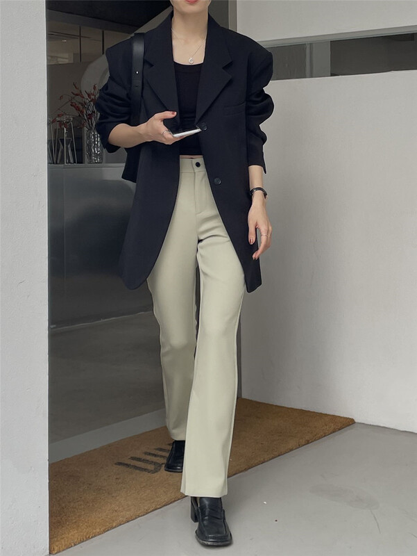 New year in early spring! [clean space] simple, comfortable, slim and versatile casual pants 30683# CLS