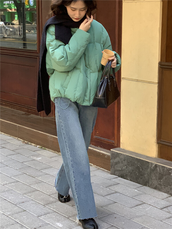 [simnice] Korean style comfortable and warm down jacket (including 90% white duck down) 2128# cqw