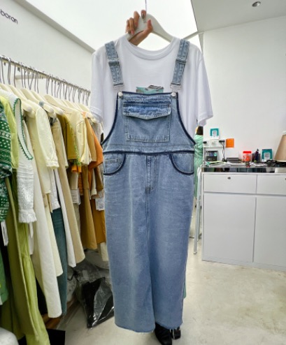 [Boran] basic versatile simple strap pants 7052# XYJ