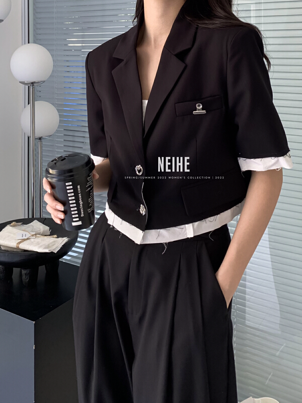 New in early summer! [neihe] Korean style short suit 22185# zxx