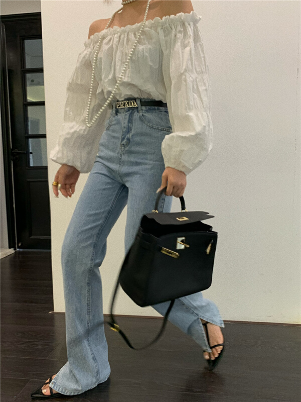 [XT studio] straight versatile loose jeans t05-1# zxl