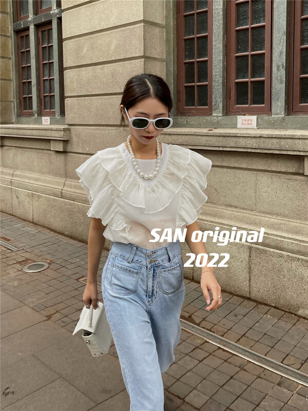 [San original] Ogan gauze exotic lady age reducing blouse 336# LSL