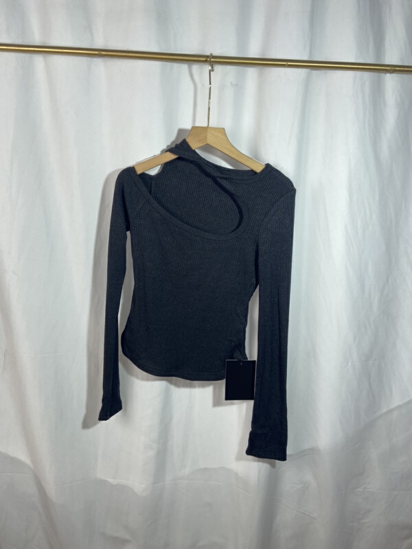 New in early summer! [yspy store] off the shoulder fashion Vintage thin sweater ys1-734# Cl