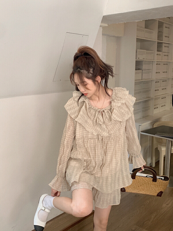 [timely rain] sweet casual shorts designed by Hanfeng ins 30020# WPL