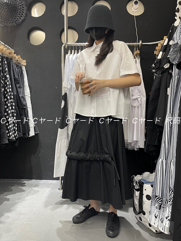 New in early summer! [size] exaggerated drawstring skirt 3283# LSW