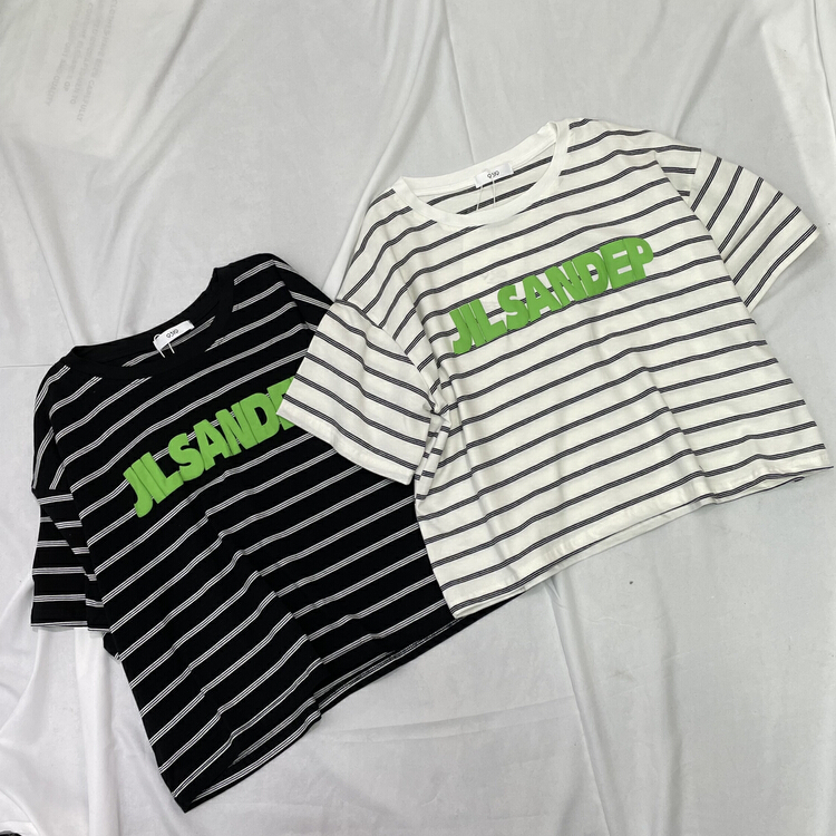 [9319] letter print comfortable short sleeve T-shirt 129# L
