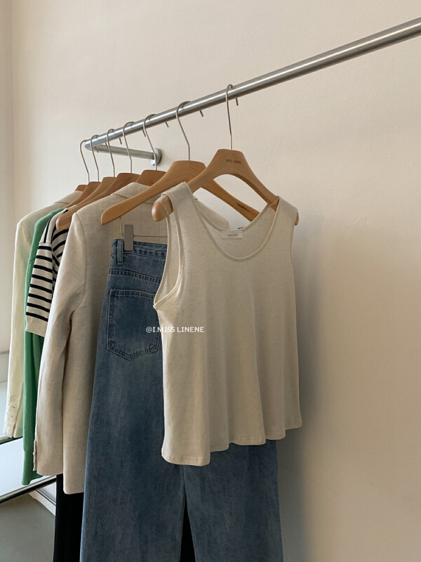 [Imiss] multicolor versatile basic vest / sling cx3301# LSW