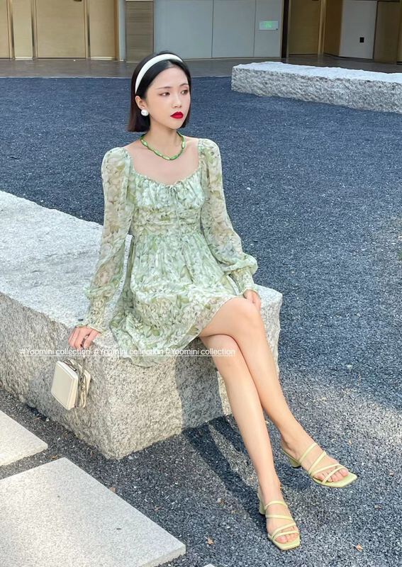goods in stock! New year in early spring! [yoomini] gentle lady aging dress c12439# jhy