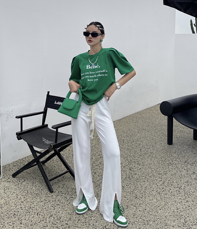 New in early summer! [JJ. Com] fashion niche simple casual pants 6007# LSW