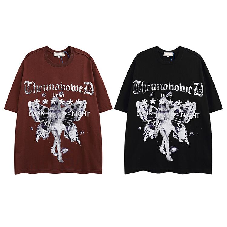 [the unvowed] Unisex personalized loose print short sleeve T-shirt 2279# ZZL