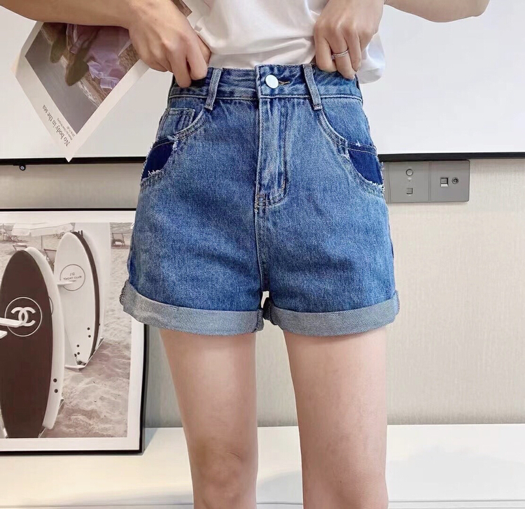New in early summer! [JFT] personalized fashion versatile denim shorts 0908# CLS