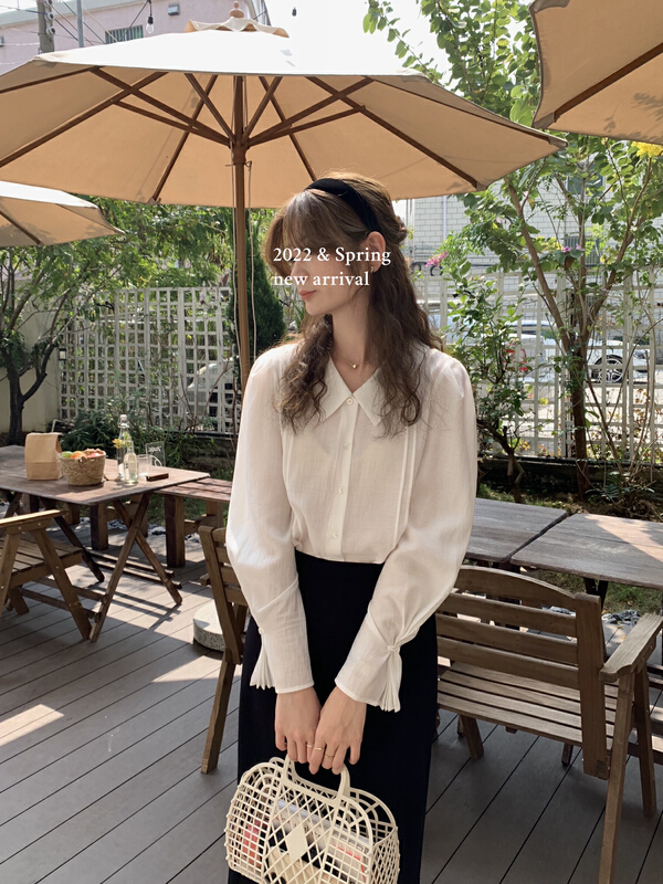[T.G] single breasted sweet simple shirt 17038# cqw