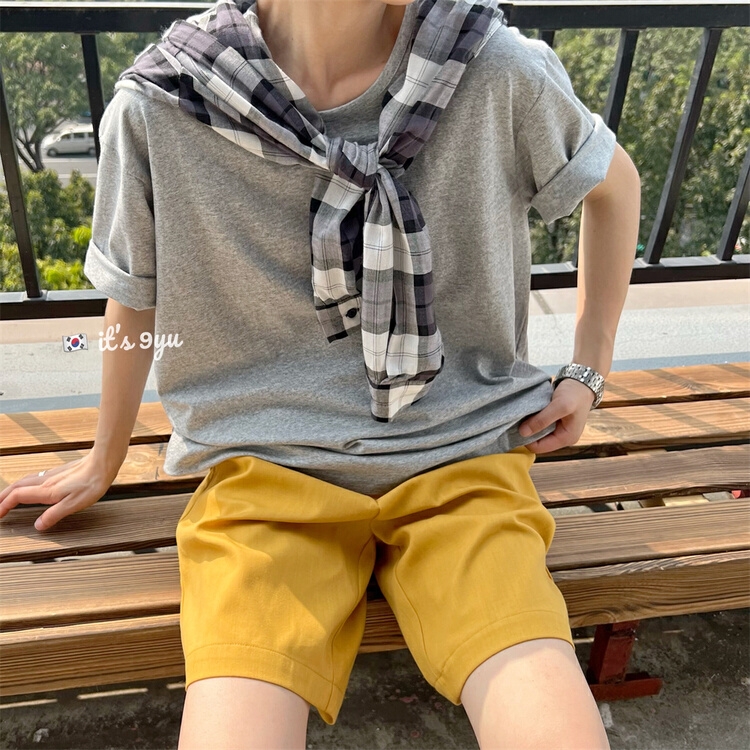 New in early summer! [JY] simple, clean and versatile fashion short sleeve T-shirt 6610# CLS