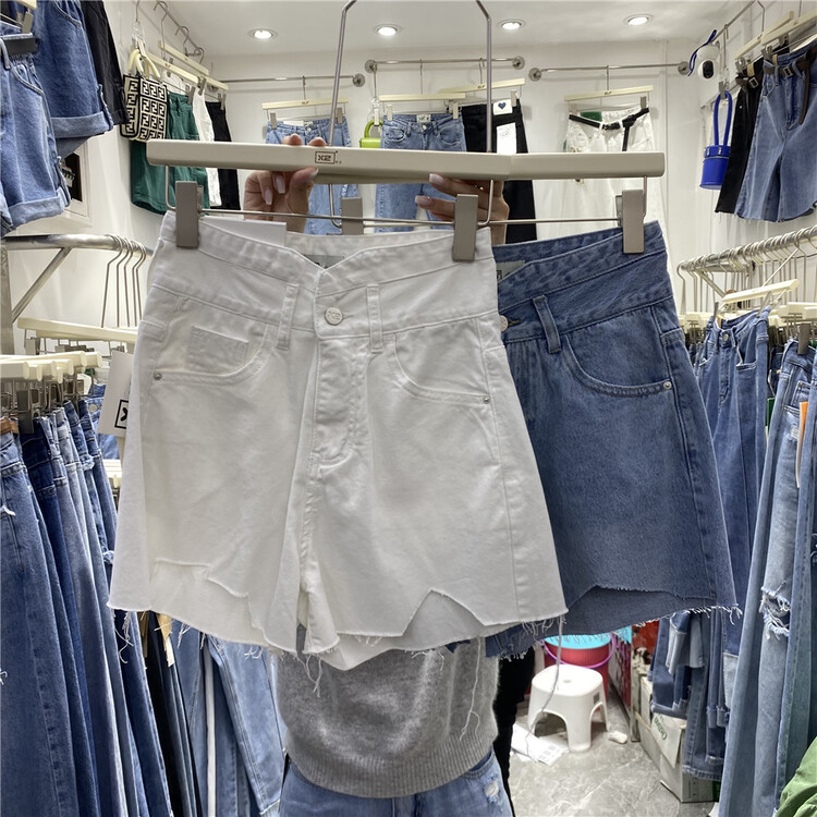 [x2 square] high waist, slim and comfortable denim shorts 6315# ll