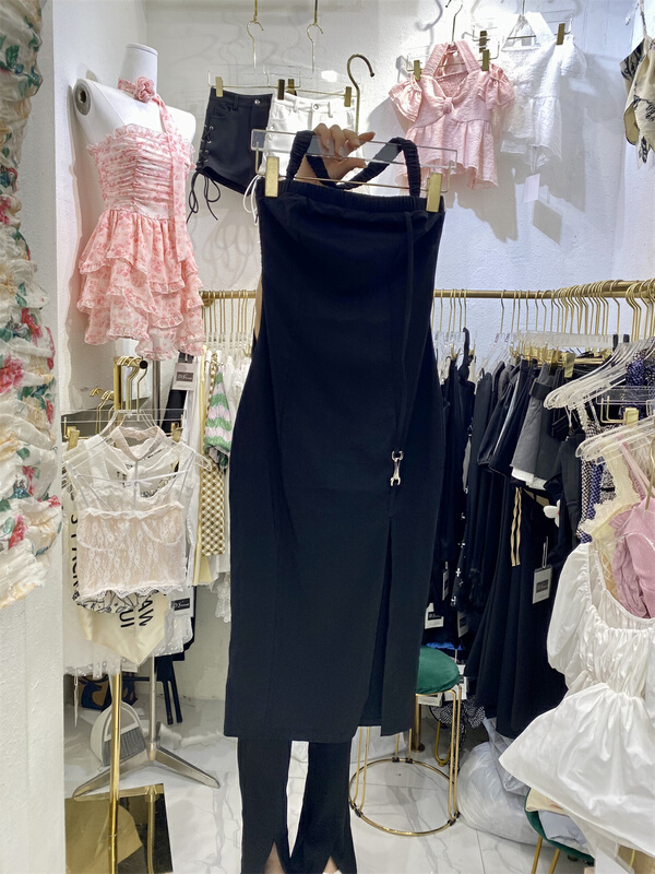 New in early summer! [DS +] Korean slim solid dress 3104# JJ