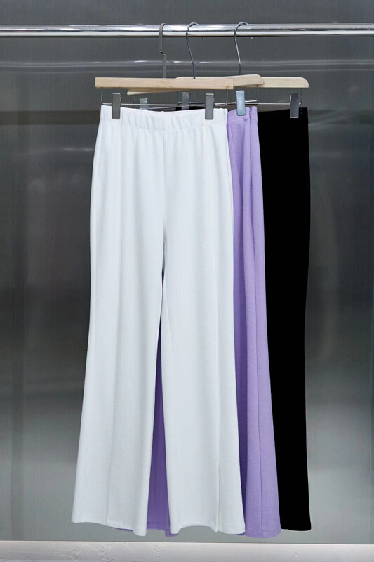 Early spring! [DS] simple and versatile slit casual pants a6246# XYJ