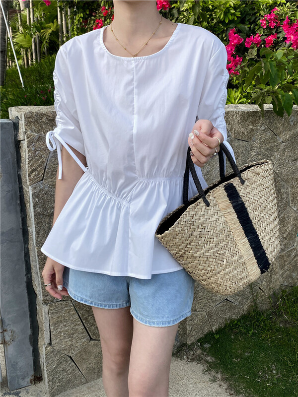 [yunooes] basic versatile simple and elegant shirt 8080# XYJ