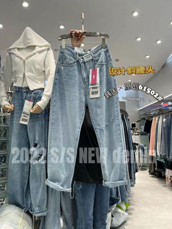New year in early spring! [thgz fairy tale princess] Korean version comfortable and versatile jeans 61502# JJ