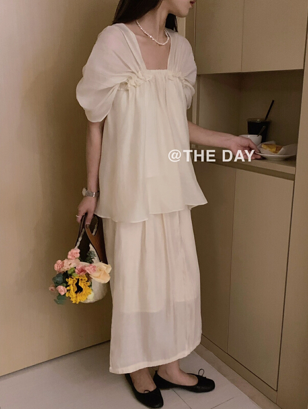 [the day] simple solid color versatile blouse 8955# ll