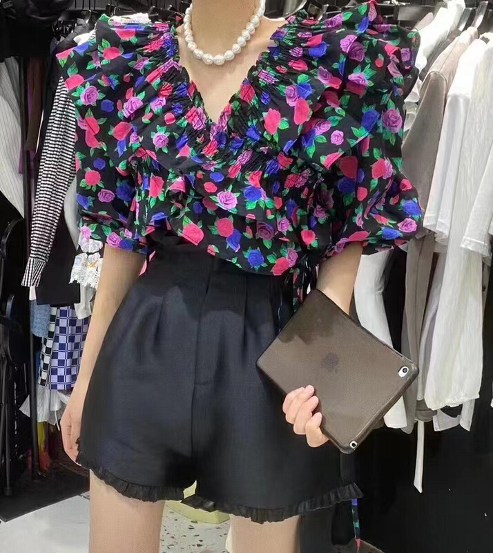 [mi ni] versatile solid color simple casual shorts 1018-1# PCZ