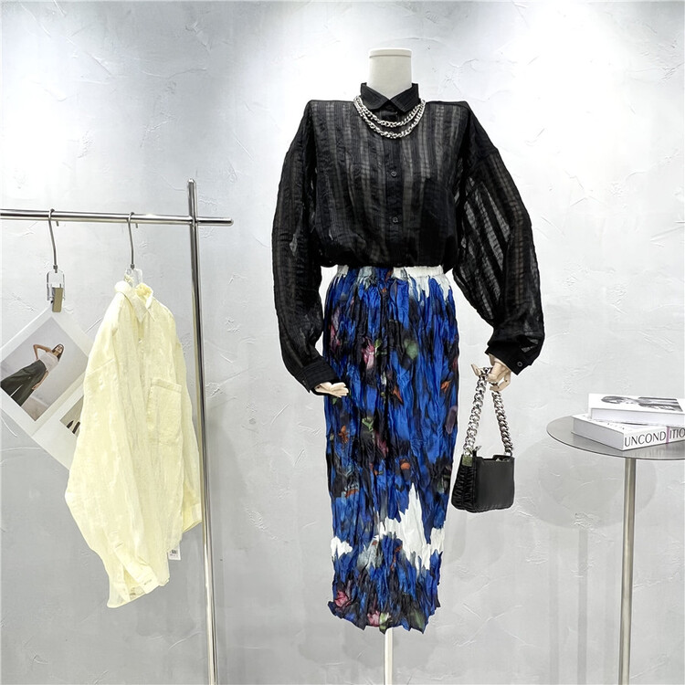Cxdhh / new in early spring! [strict selection - planting grass and trees] Korean version of retro floral skirt xc11-50359# XYJ
