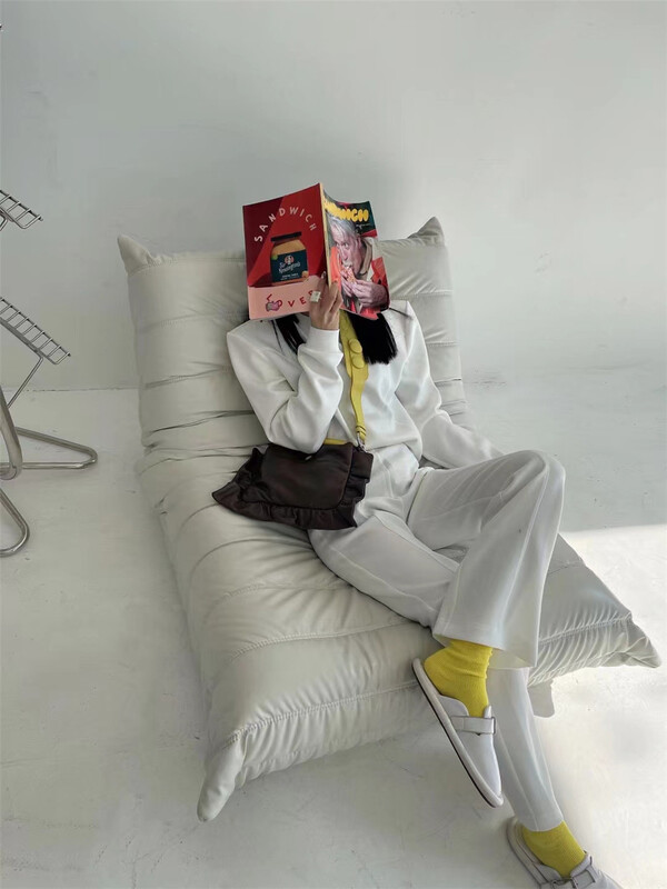 New in early summer! [D22] minimalist clean color slim casual pants 2105227# zxx