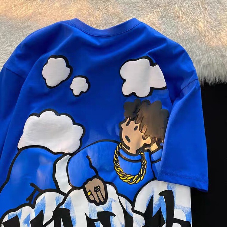 [venue] simple personality design cartoon little boy short sleeve T-shirt xd320# CSX
