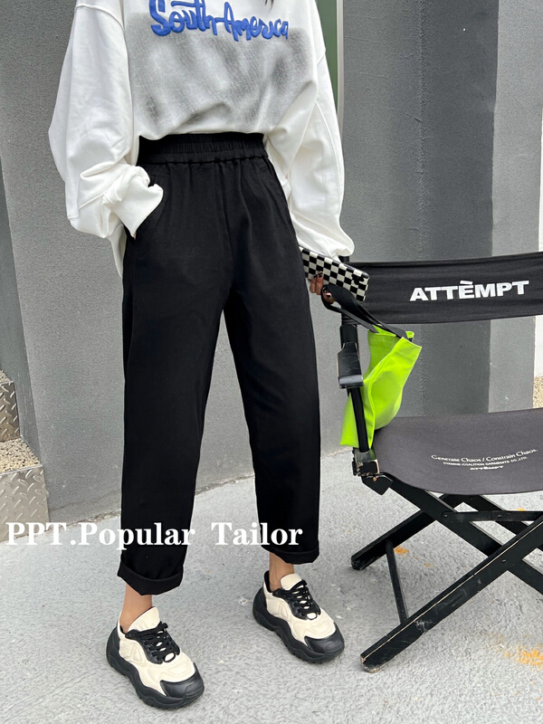 New year in early spring! [ppt] 2022 Korean loose casual simple small Hallen casual pants 7829# XYY