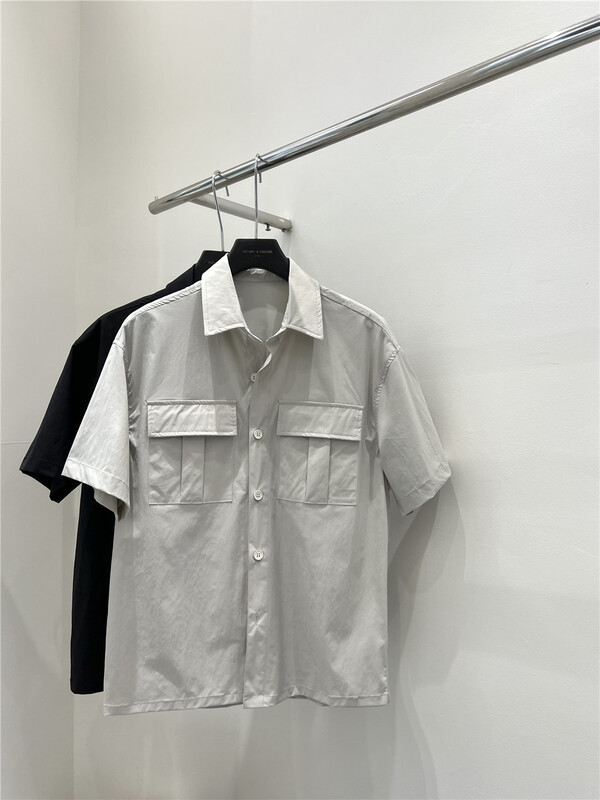 New in early summer! [CGC] simple and versatile shirt + comfortable casual shorts two piece suit 1168# ZZL
