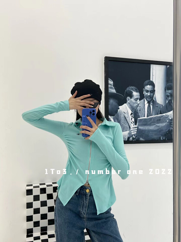 New year in early spring! [1to3] slim fit and thin, versatile personalized long sleeve T-shirt 8019# LSW