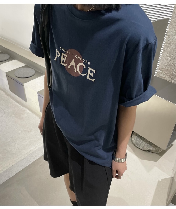 [WP / Yinuo] simple letter printed short sleeve T-shirt a1920# zxl