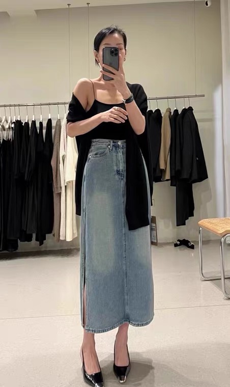[77.studio] Korean wash versatile skirt 0182\wtt