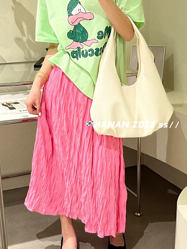 New year in early spring! [Hanan] Korean versatile slim skirt 6886# LSL