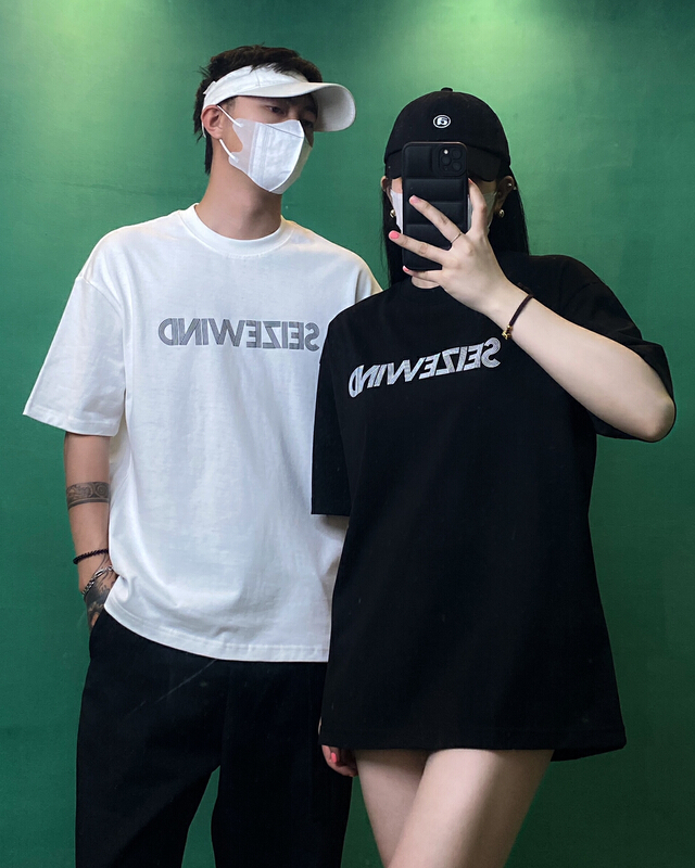 New in early summer! [TPY] Korean alphabet printed short sleeve T-shirt 6130# ZZL