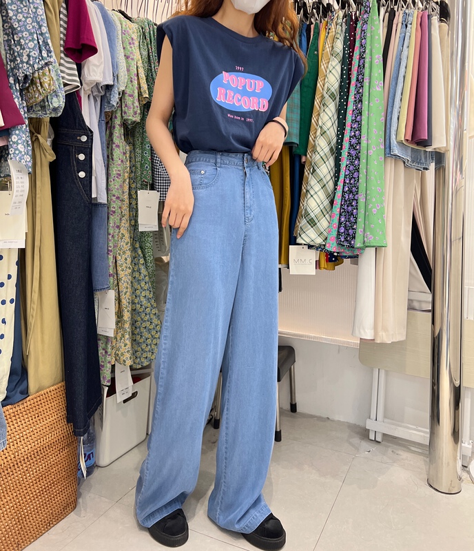 [mm. C] nostalgic washed Korean jeans 82250# lwy
