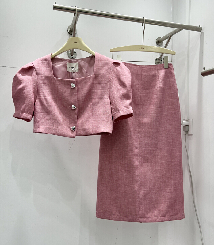 [SYL] Korean Ladies' temperament blouse + skirt suit 5125# L