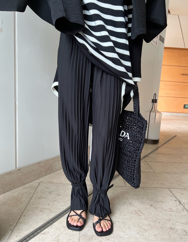 New year in early spring! [Bu class] New Korean loose and slim casual pants 13587# zxl