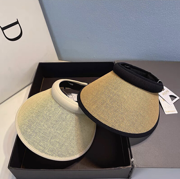[aestheticism hat industry] straw hollow top sunshade hat 3146# LSL