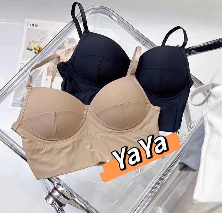 [Yaya] sexy ice silk gathered beautiful back underwear 2210# CCL