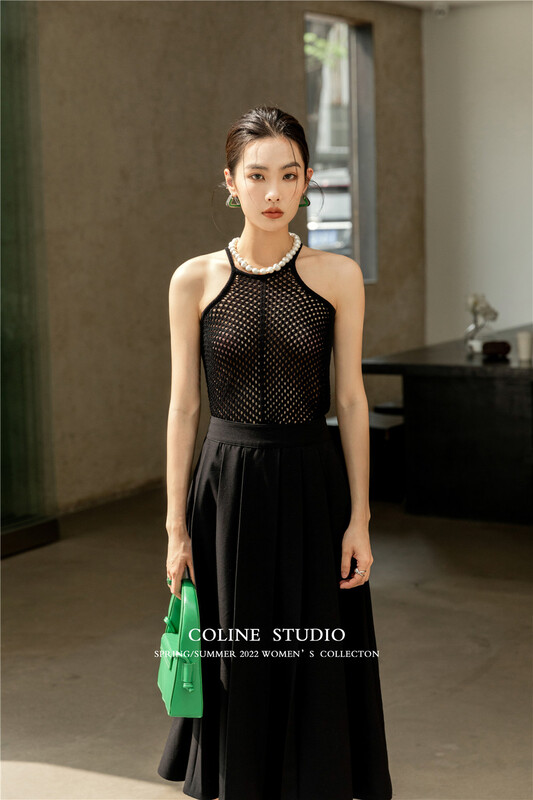 【COLINE】韓版純色寬鬆百搭背心/吊帶  C2129#  HYY