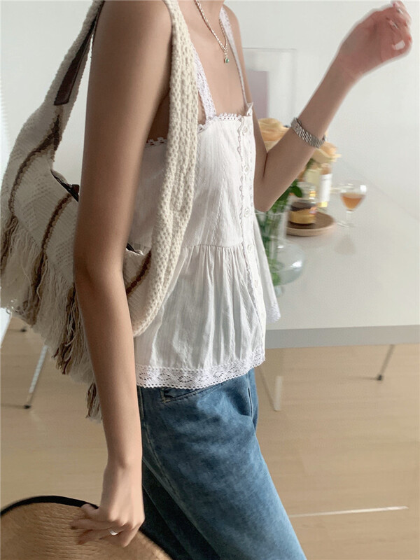 [in by in] gentle LACE VEST / sling 0806# zjy