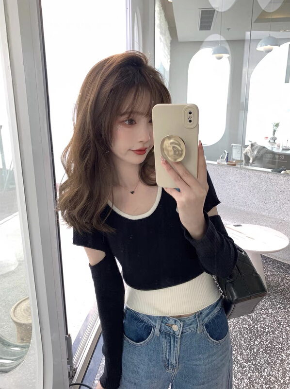 goods in stock! New year in early spring! [smile baby] Korean version foreign style Pullover Sweater b2835# WPL