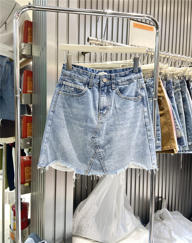 [icciicc] Korean version of versatile woolen skirt 61061# CLS